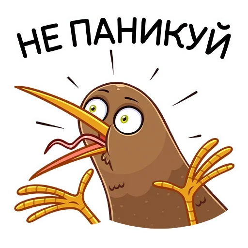 Sticker from the "Киви Стиви" sticker pack