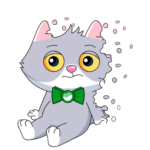 Sticker from the "СберКот и его Вселенная" sticker pack