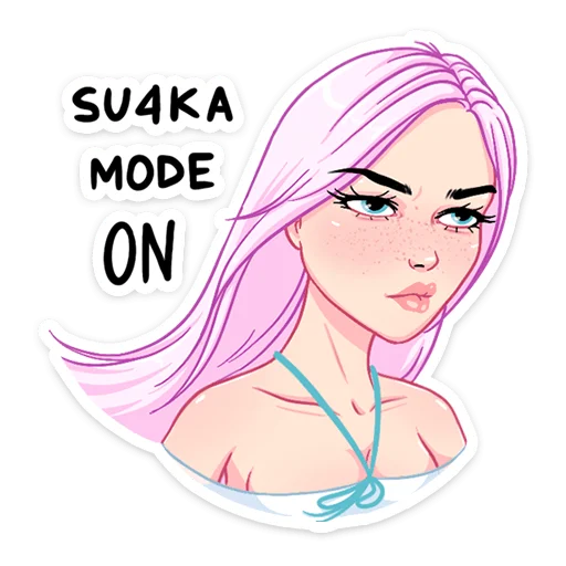 Sticker from the "Летта" sticker pack