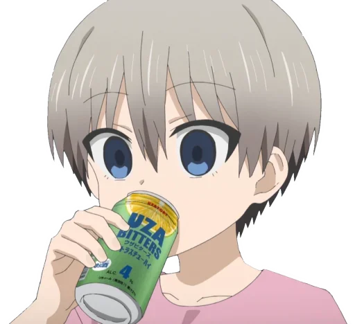 Sticker from the "Uzaki-Chan" sticker pack