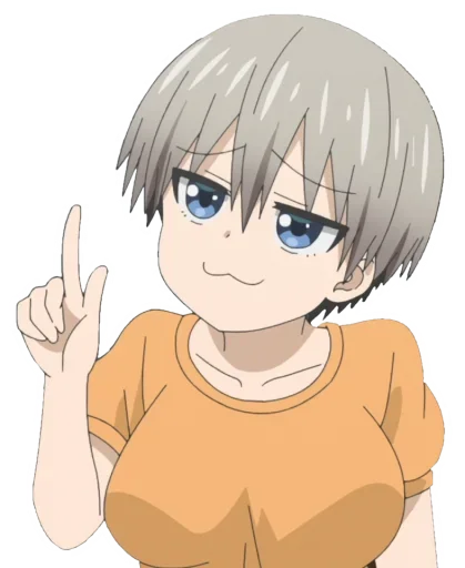 Sticker from the "Uzaki-Chan" sticker pack