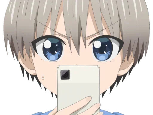 Sticker from the "Uzaki-Chan" sticker pack