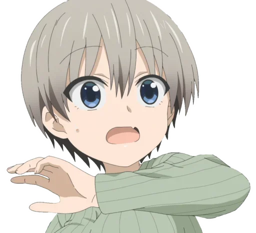 Sticker from the "Uzaki-Chan" sticker pack