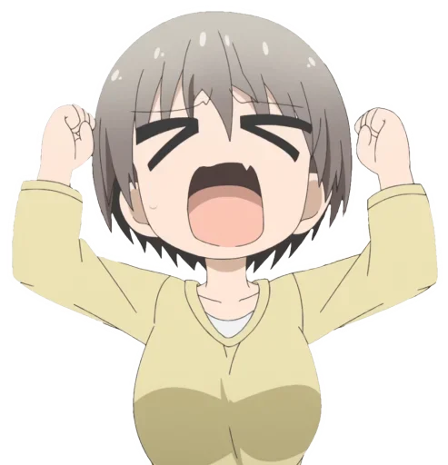 Sticker from the "Uzaki-Chan" sticker pack