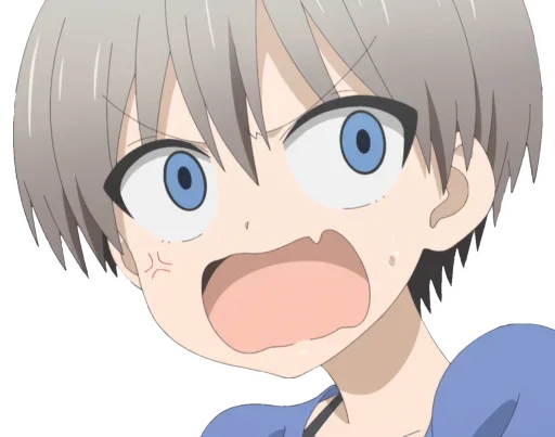 Sticker from the "Uzaki-Chan" sticker pack