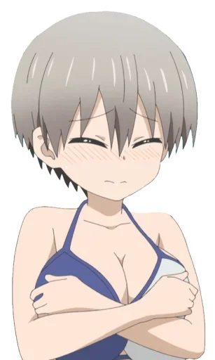 Sticker from the "Uzaki-Chan" sticker pack