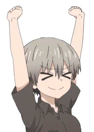 Sticker from the "Uzaki-Chan" sticker pack