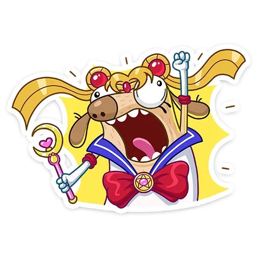 Sticker from the "Леди Ди" sticker pack