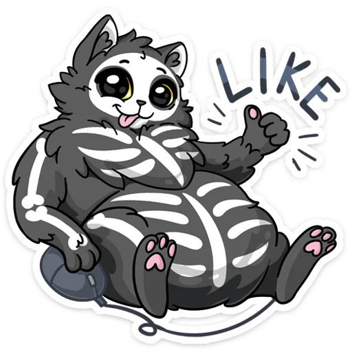 Sticker from the "Скележик" sticker pack