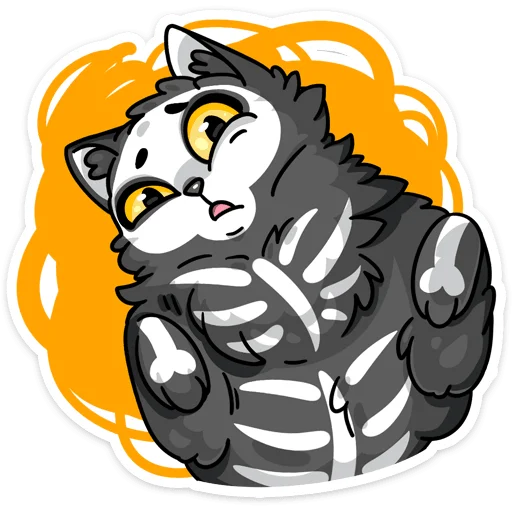 Sticker from the "Скележик" sticker pack