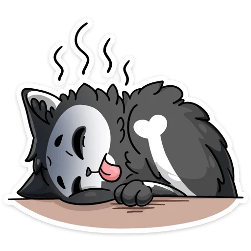 Sticker from the "Скележик" sticker pack