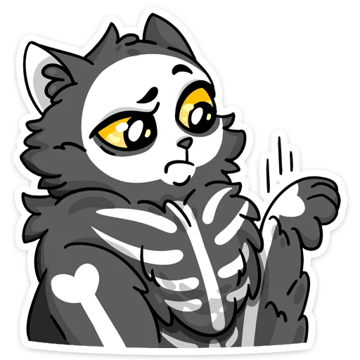 Sticker from the "Скележик" sticker pack