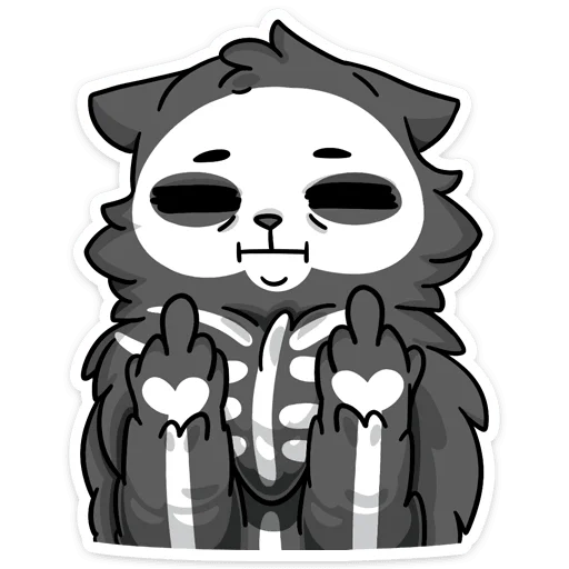 Sticker from the "Скележик" sticker pack