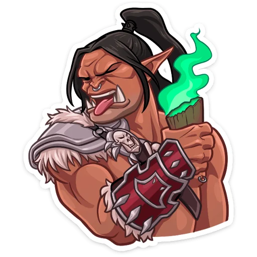 Sticker from the "World of Warcraft" sticker pack