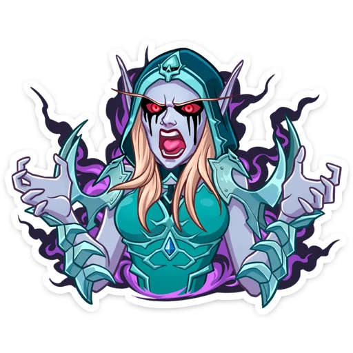 Sticker from the "World of Warcraft" sticker pack