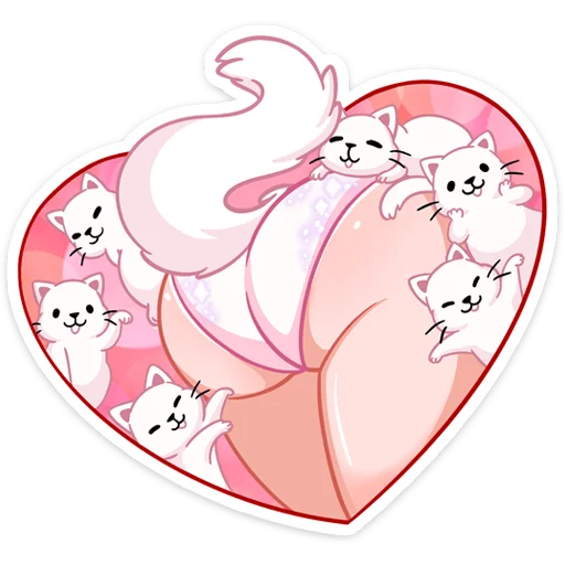 Sticker Кошечка Каталина