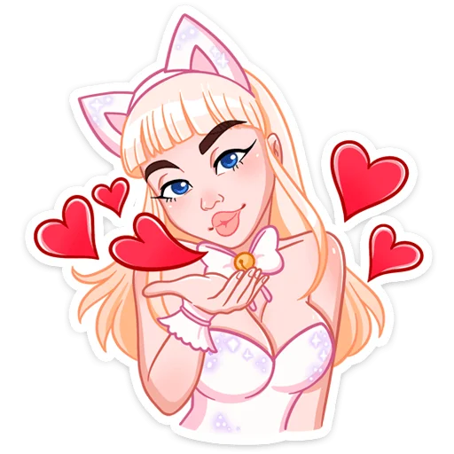 Sticker Кошечка Каталина