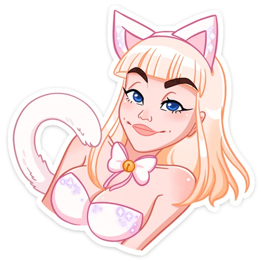 Sticker from the "Кошечка Каталина" sticker pack