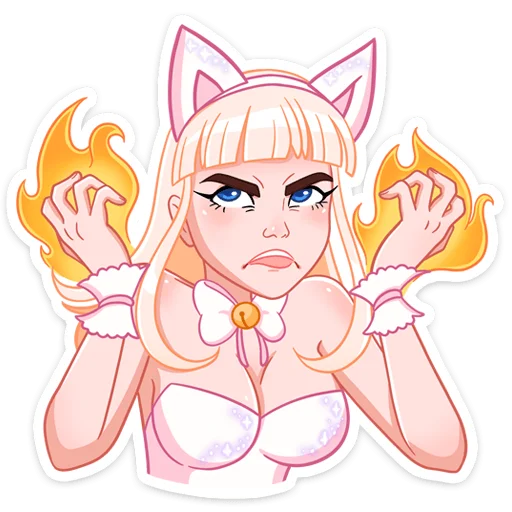 Sticker Кошечка Каталина