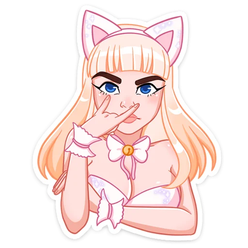 Sticker Кошечка Каталина