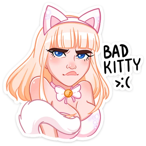 Sticker Кошечка Каталина