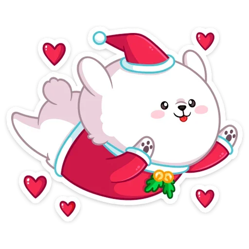 Sticker from the "Новогодний Пудинг" sticker pack