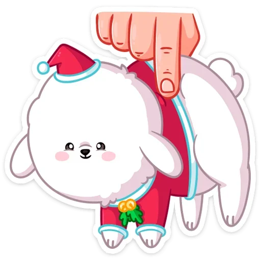 Sticker from the "Новогодний Пудинг" sticker pack