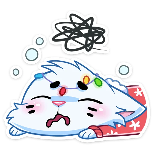 Sticker from the "Новогодний Бисквит" sticker pack