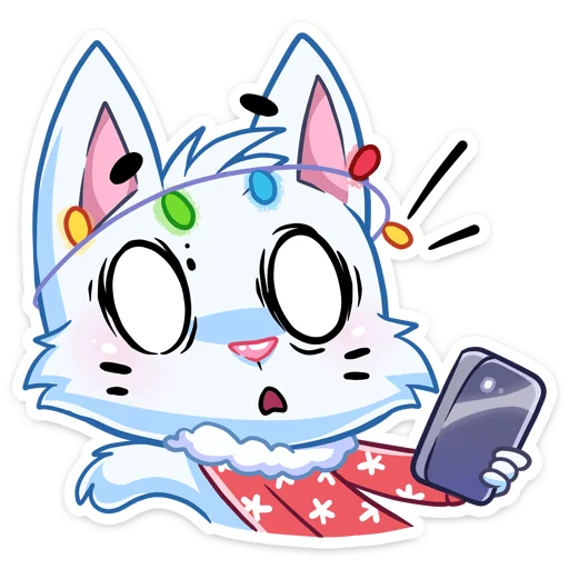 Sticker from the "Новогодний Бисквит" sticker pack