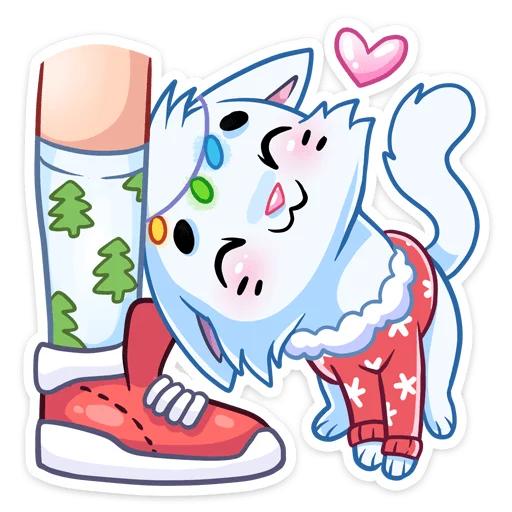 Sticker from the "Новогодний Бисквит" sticker pack