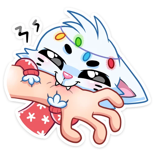 Sticker from the "Новогодний Бисквит" sticker pack