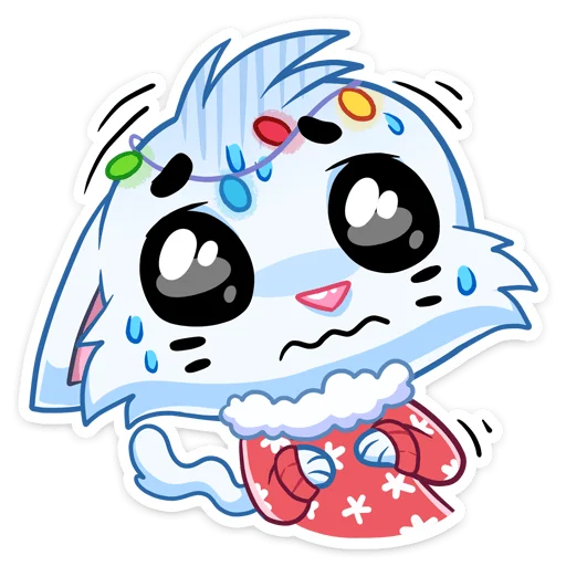 Sticker from the "Новогодний Бисквит" sticker pack