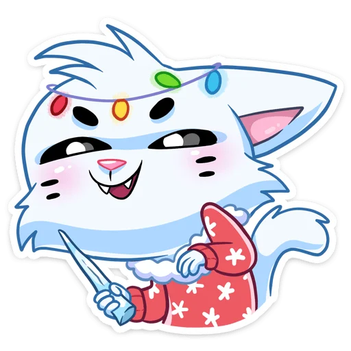 Sticker from the "Новогодний Бисквит" sticker pack