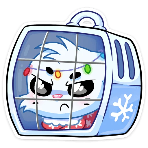 Sticker from the "Новогодний Бисквит" sticker pack