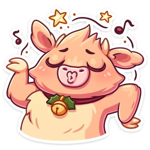 Sticker from the "Плюшик" sticker pack