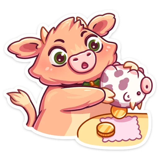 Sticker from the "Плюшик" sticker pack