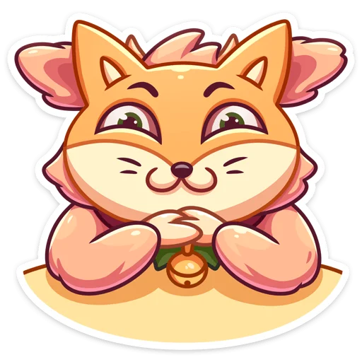 Sticker from the "Плюшик" sticker pack