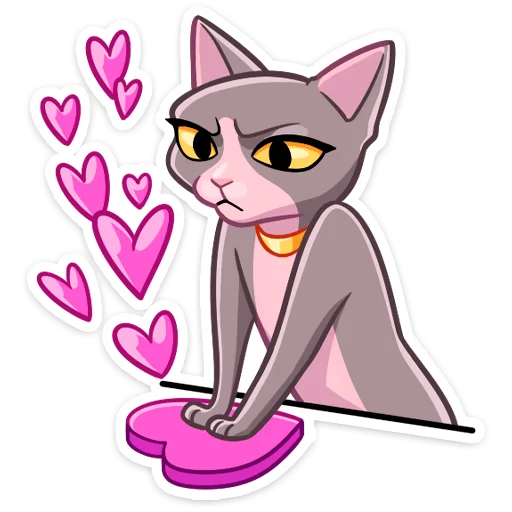 Sticker from the "Рамзес и Клео" sticker pack