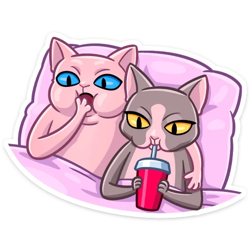 Sticker from the "Рамзес и Клео" sticker pack