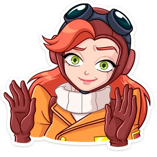 Sticker from the "Амели" sticker pack