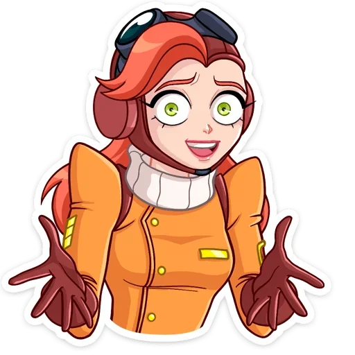 Sticker from the "Амели" sticker pack