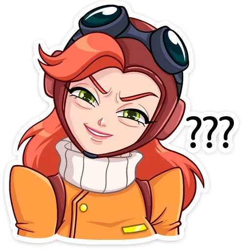 Sticker from the "Амели" sticker pack