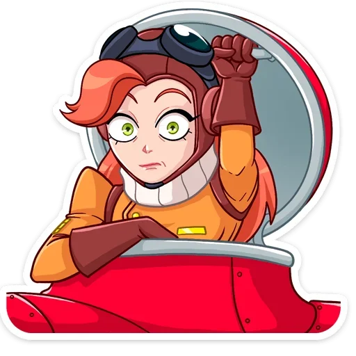 Sticker from the "Амели" sticker pack