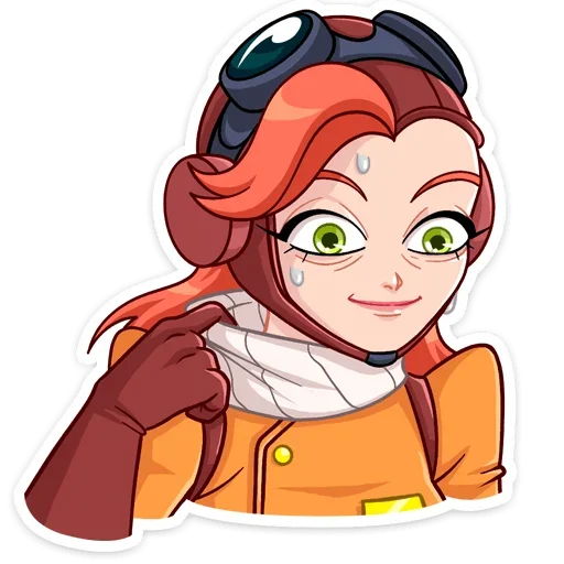 Sticker from the "Амели" sticker pack