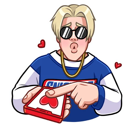 Sticker from the "SNICKERS 30 лет" sticker pack