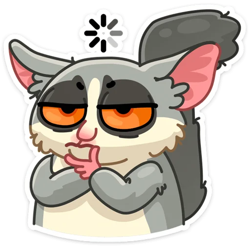 Sticker from the "Лулу" sticker pack