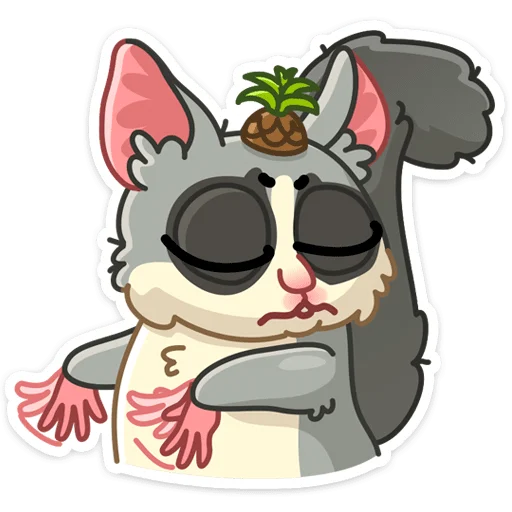 Sticker from the "Лулу" sticker pack