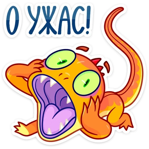 Sticker Геккоша