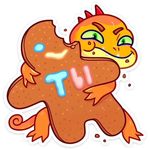 Sticker from the "Геккоша" sticker pack