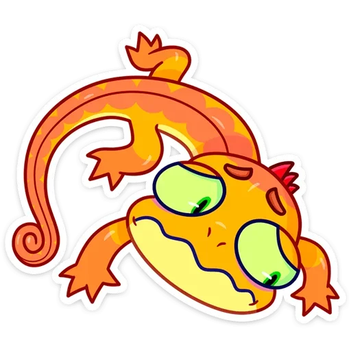 Sticker from the "Геккоша" sticker pack